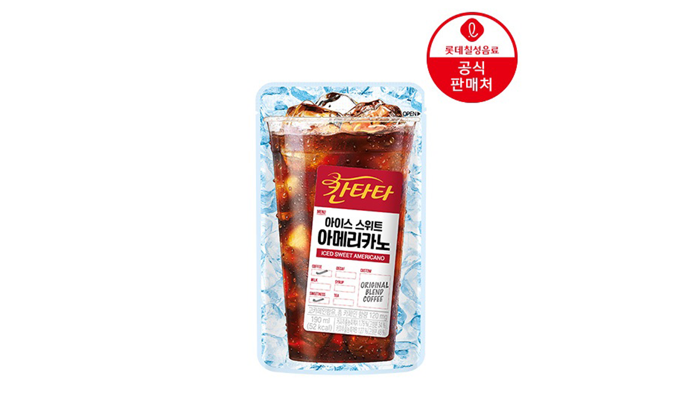 [직영] 칸타타 파우치 아이스 190ml 20팩 3종 (맛 선택 가능)